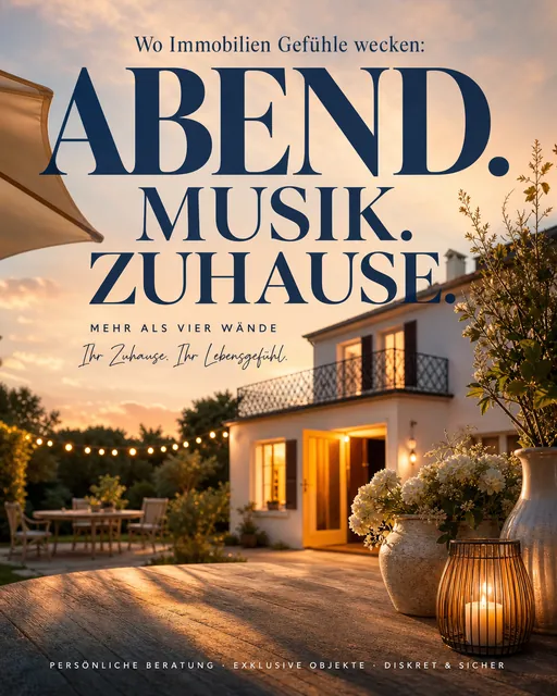 Fertige Anzeige, von adlessly aus einem einzigen Foto erstellt