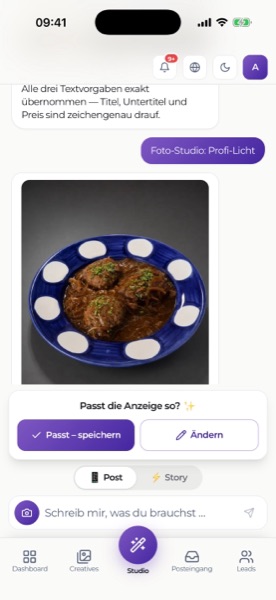 adlessly App: Studio